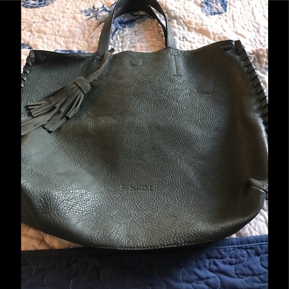 ASHTON TOTE BAG olive color - Picture 10 of 12